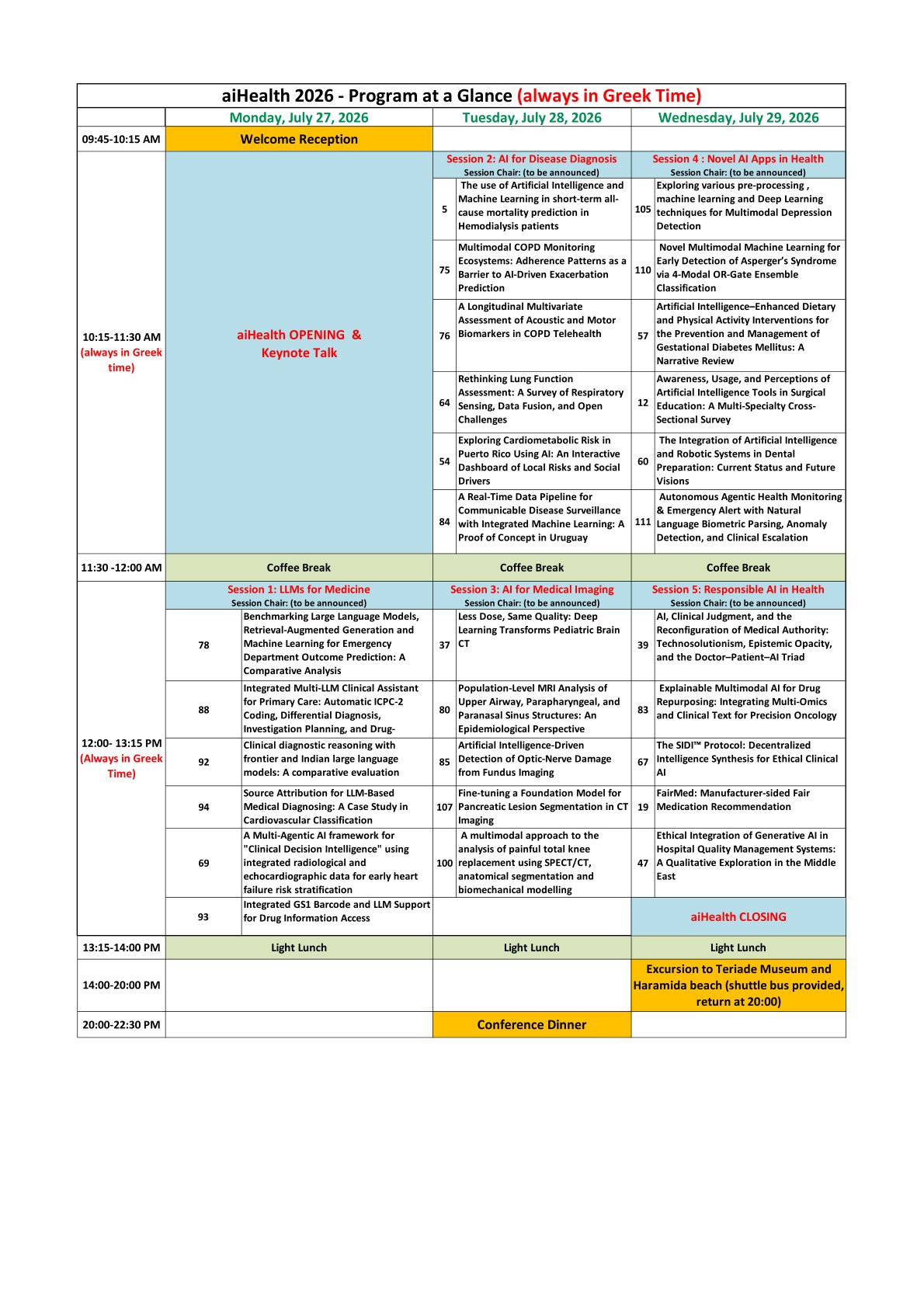 Final Program